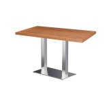 Cafétafel SIGMA DUO met gefineerd blad