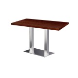 Cafétafel SIGMA DUO met gefineerd blad