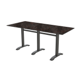 Cafétafel CARVO TRIO met HPL blad