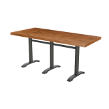 Cafétafel CARVO TRIO met gefineerd blad