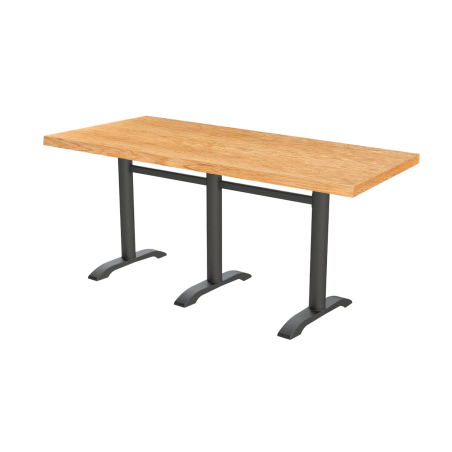 Cafétafel CARVO TRIO met gefineerd blad