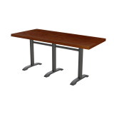 Cafétafel CARVO TRIO met gefineerd blad