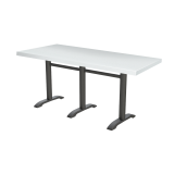 Cafétafel CARVO TRIO met gefineerd blad