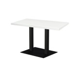 Cafétafel ALFA XL DUO met gefineerd blad
