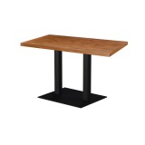 Cafétafel ALFA XL DUO met gefineerd blad