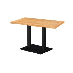 Cafétafel ALFA XL DUO met gefineerd blad