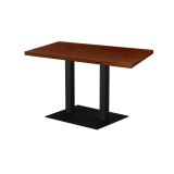 Cafétafel ALFA XL DUO met gefineerd blad
