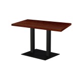 Cafétafel ALFA XL DUO met gefineerd blad