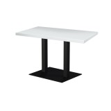 Cafétafel ALFA XL DUO met gefineerd blad