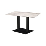 Cafétafel ALFA XL DUO met laminaatblad