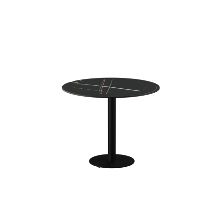 Biergartentafel ALFA R wit tafelblad van gesinterde kwarts