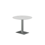 Biergartentafel ALFA 40×55 grijs tafelblad van gesinterde kwarts
