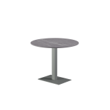 Biergartentafel ALFA 40×55 grijs tafelblad van gesinterde kwarts