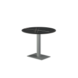 Biergartentafel ALFA 40×55 grijs tafelblad van gesinterde kwarts