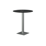 Biergartentafel ALFA Bar grijs tafelblad van gesinterde kwarts