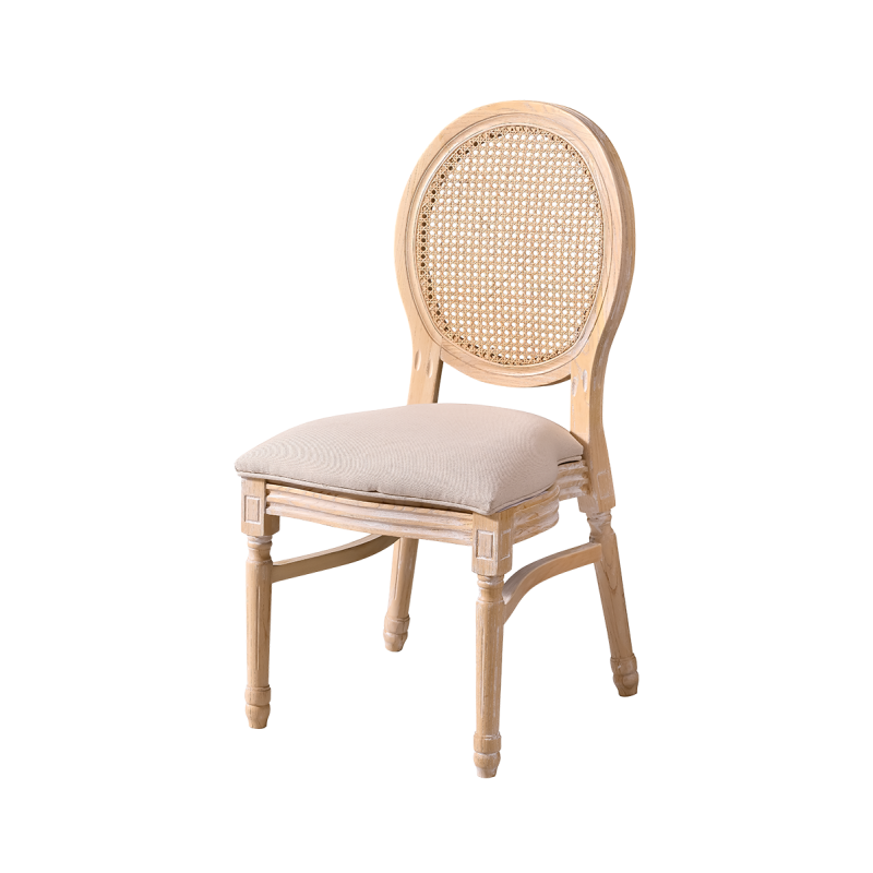 De Trouwstoelen MEDALION natuurlijk witgewassen