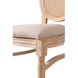 De Trouwstoelen MEDALION natuurlijk witgewassen