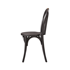 De Trouwstoelen MONET WOOD zwart