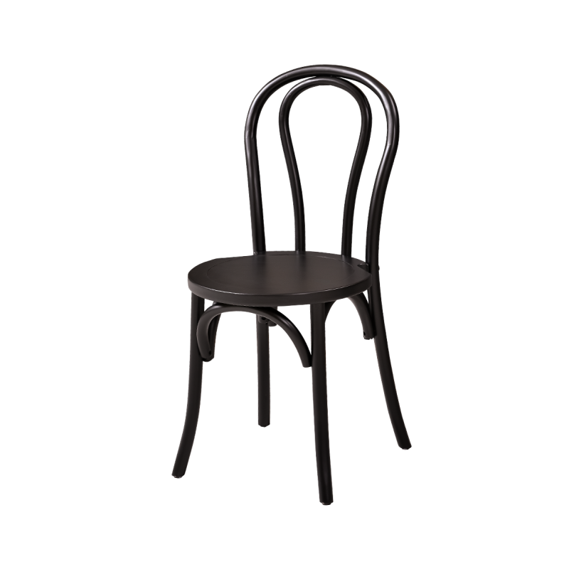 De Trouwstoelen MONET WOOD zwart