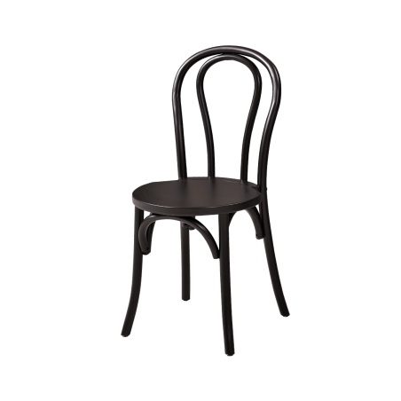 De Trouwstoelen MONET WOOD zwart