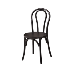 De Trouwstoelen MONET WOOD zwart