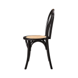 De Trouwstoelen MONET WOOD RT zwart