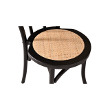 De Trouwstoelen MONET WOOD RT zwart