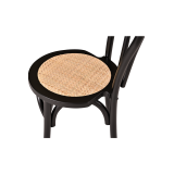 De Trouwstoelen MONET WOOD RT zwart
