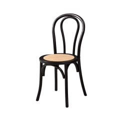 De Trouwstoelen MONET WOOD RT zwart