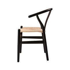 Restaurantstoel WISHBONE zwart