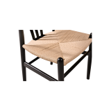 Restaurantstoel WISHBONE zwart