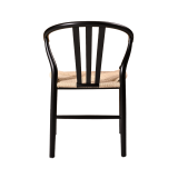 Restaurantstoel WISHBONE zwart
