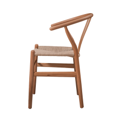 Houten Restaurantstoel WISHBONE natuurlijk