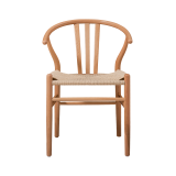 Houten Restaurantstoel WISHBONE natuurlijk