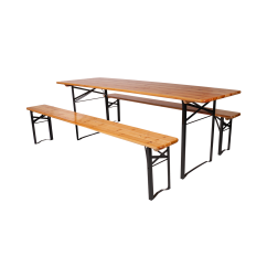 Bierset WOODY 180x50 CM