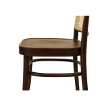 Houten Restaurantstoel LOOMI 811 Rattan Walnoot