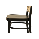 Houten Restaurantstoel LOOMI 811 Rattan Zwart