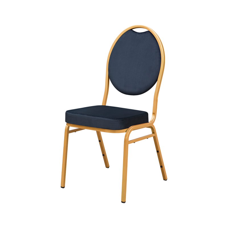 Banketstoel HERMAN MODERN zwart velours