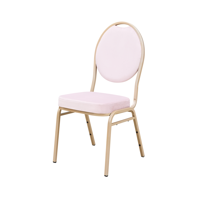 Banketstoel HERMAN MODERN roze velours