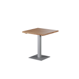 Tafel met eikenhouten blad ALFA S grijs