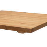 Tafel met eikenhouten blad ALFA 40x55 wit