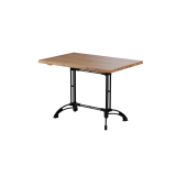 Tafel met eikenhouten blad RUSTICAL DUO