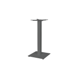 Tafel met houten blad ALFA BAR grijs