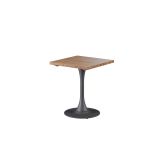 Tafel met eikenhouten blad ARIOSO