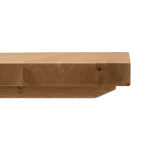 Tafel met eikenhouten blad GIZA