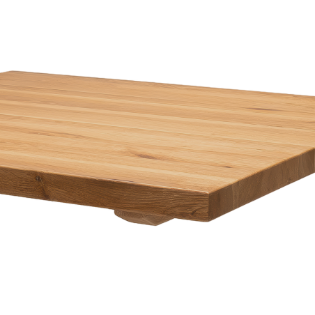 Tafel met eikenhouten blad GIZA DUO