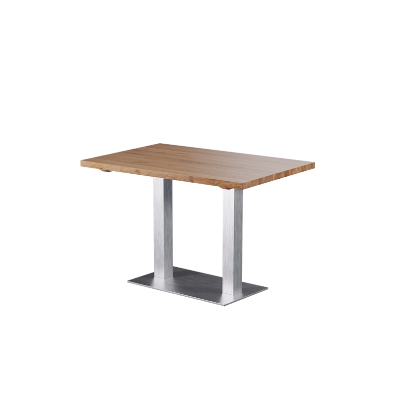 Tafel met eikenhouten blad SIGMA DUO