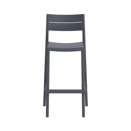 Biertuinstoel CAPRI BAR donkergrijs