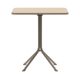 Biergartentafel PRATO 70x70 beige