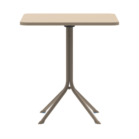 Biergartentafel PRATO 70x70 beige